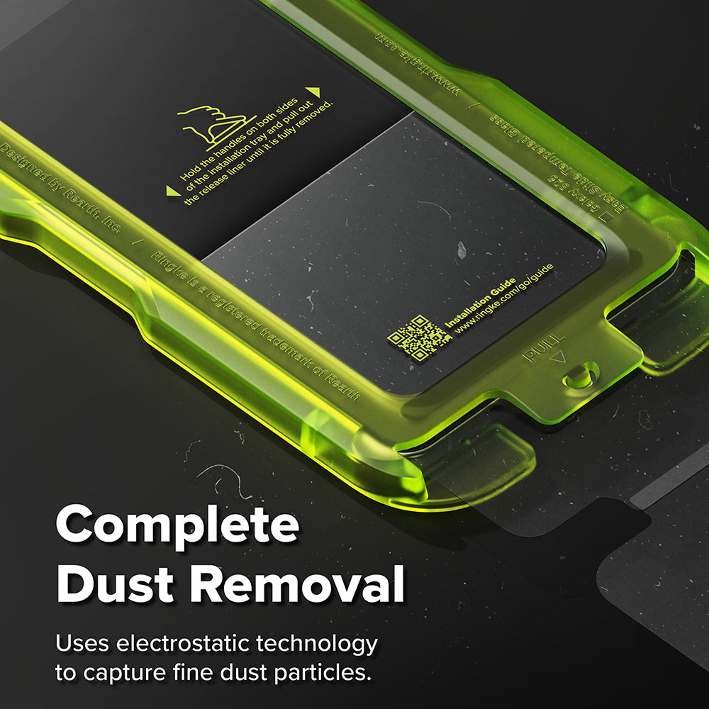 Skjermbeskytter Ringke Easy Slide for Samsung Galaxy S26 S942, Herdet glass, Full lim, Sett med 2 stykker