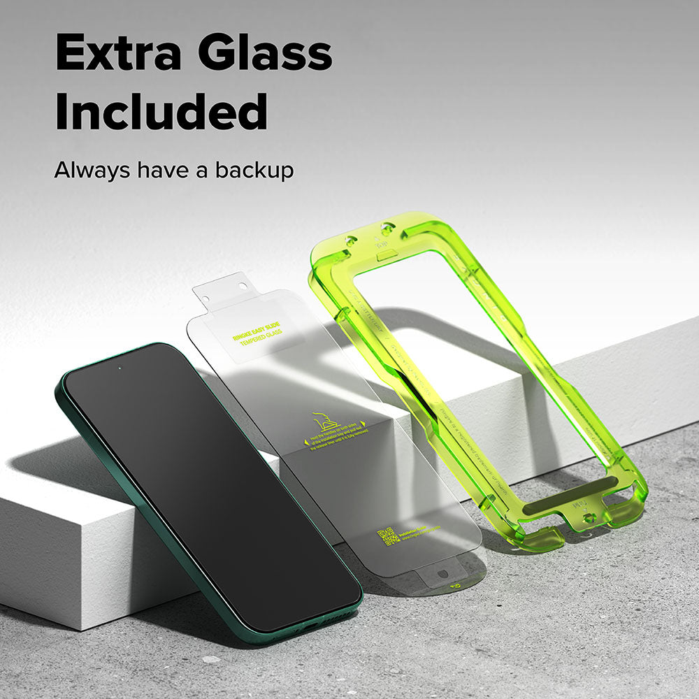 Ringke Easy Slide skjermbeskyttelse for Xiaomi 17 Ultra, Herdet glass, Full lim, Sett med 2 stk