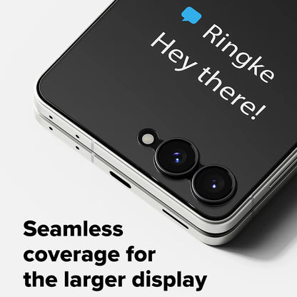 Ringke Pro skjermbeskyttelse for Samsung Galaxy Z Flip8 F776, Herdet glass, Full lim, Sett med 2 stk