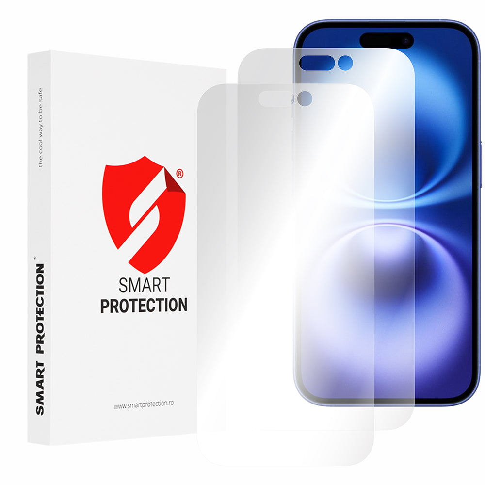 Smart Protection Premium Classic skjermbeskyttelsesfilm for Apple iPhone 16, plast, sett med 2 stk
