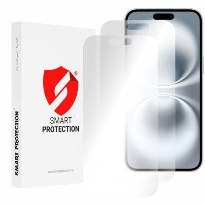 Smart Protection Premium Classic skjermbeskyttelsesfilm for Apple iPhone 16 Plus, plast, sett med 2 stk