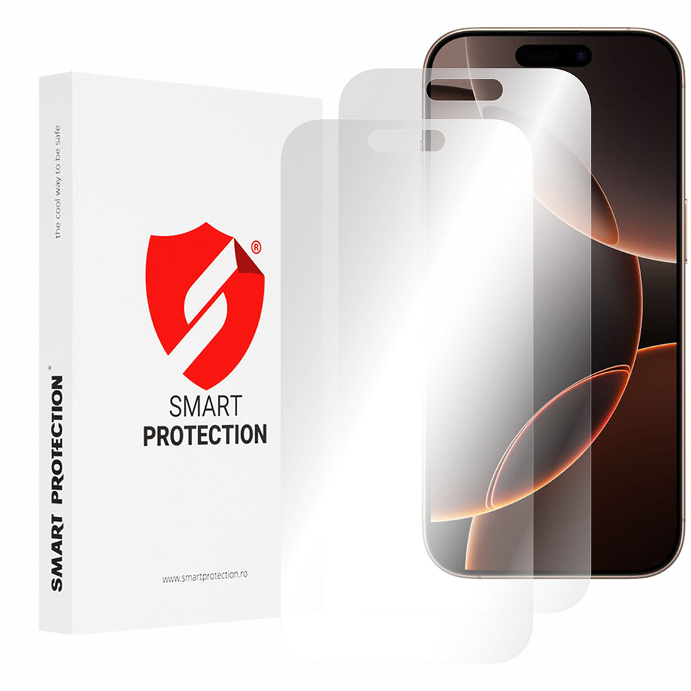 Smart Protection Premium Classic skjermbeskyttelsesfilm for Apple iPhone 16 Pro Max, plast, sett med 2 stk
