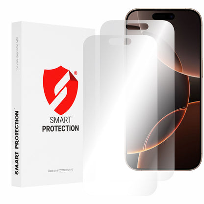 Smart Protection Premium Classic skjermbeskyttelsesfilm for Apple iPhone 16 Pro Max, plast, sett med 2 stk
