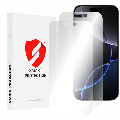 Smart Protection Premium Classic skjermbeskyttelsesfilm for Apple iPhone 16 Pro, plast, sett med 2 stk