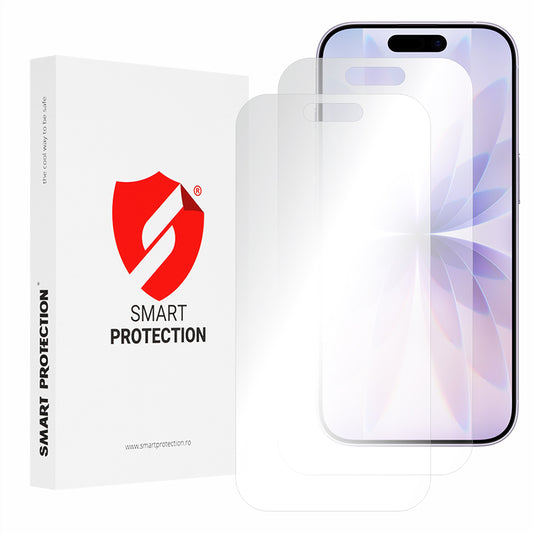 Skjermbeskyttelsesfolie Smart Protection Premium Classic for Apple iPhone 17, Plast, Sett med 2 stykker