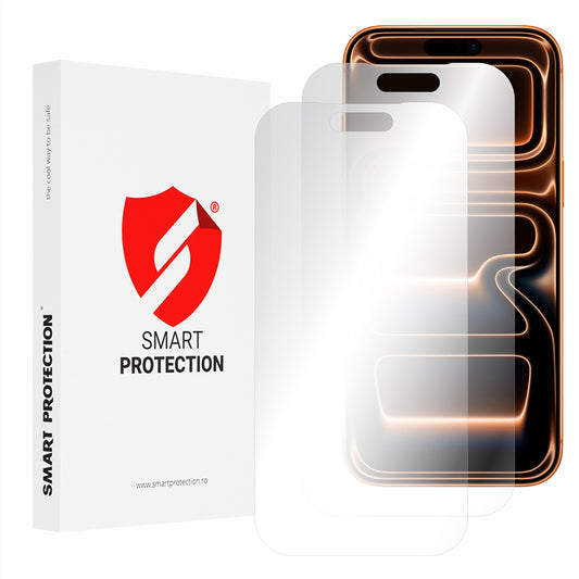 Skjermbeskyttelsesfolie Smart Protection Premium Classic for Apple iPhone 17 Pro Max, Plast, Sett med 2 stykker