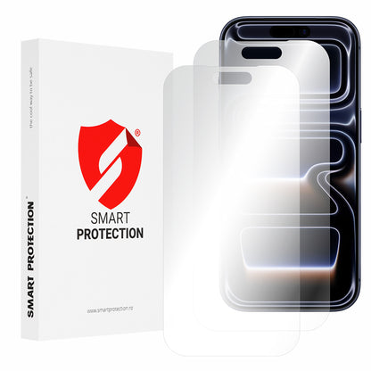 Skjermbeskyttelsesfolie Smart Protection Premium Classic for Apple iPhone 17 Pro, Plast, Sett med 2 stykker