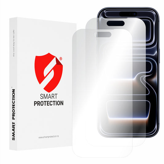 Skjermbeskyttelsesfolie Smart Protection Premium Classic for Apple iPhone 17 Pro, Plast, Sett med 2 stykker