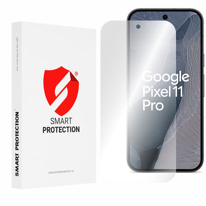 Smart Protection Premium Classic skjermbeskyttelsesfilm for Google Pixel 11 Pro, plast, full lim, sett med 2 stk