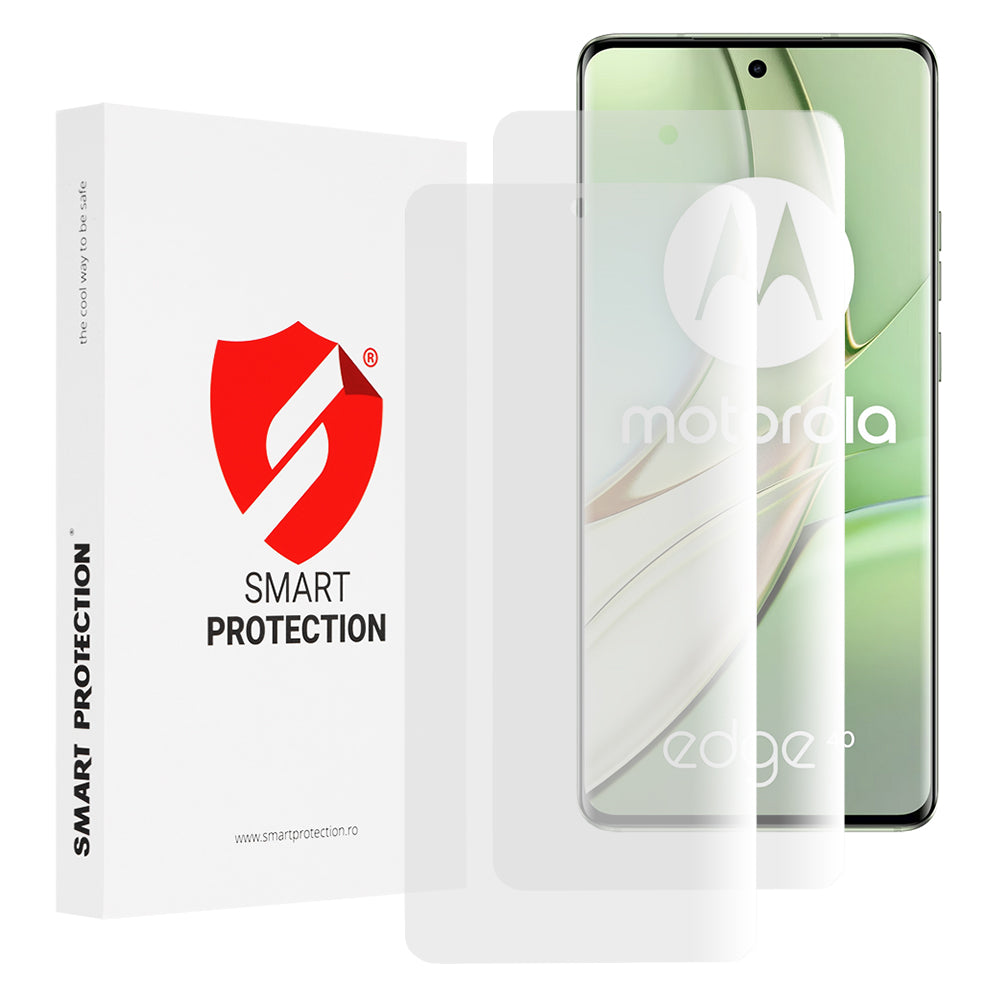Smart Protection Premium Classic skjermbeskyttelsesfilm for Motorola Edge (2023) / Edge 40 Neo / Edge 40, plast, sett med 2 stk