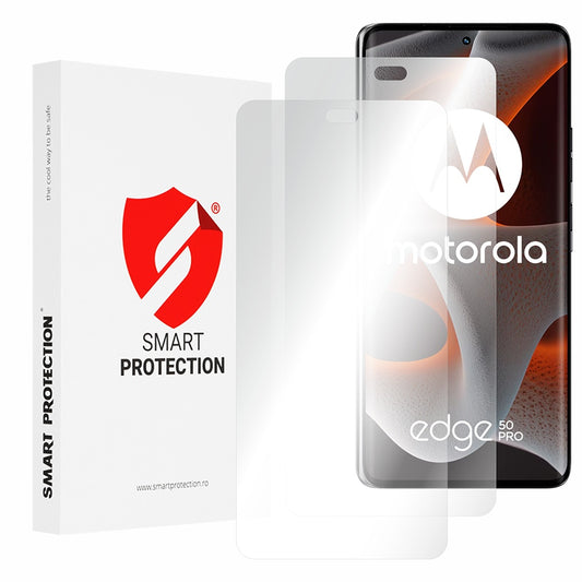 Smart Protection Premium Classic skjermbeskyttelsesfilm for Motorola Edge 50 Pro, plast, sett med 2 stk