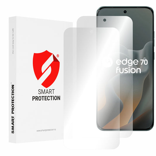 Skjermbeskyttelsesfolie Smart Protection Premium Classic for Motorola Edge 70 Fusion, Plast, Sett med 2 stykker