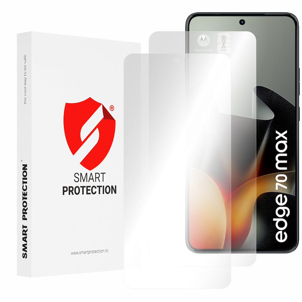 Smart Protection Premium Classic skjermbeskyttelsesfilm for Motorola Edge 70 Max, plast, sett med 2 stk