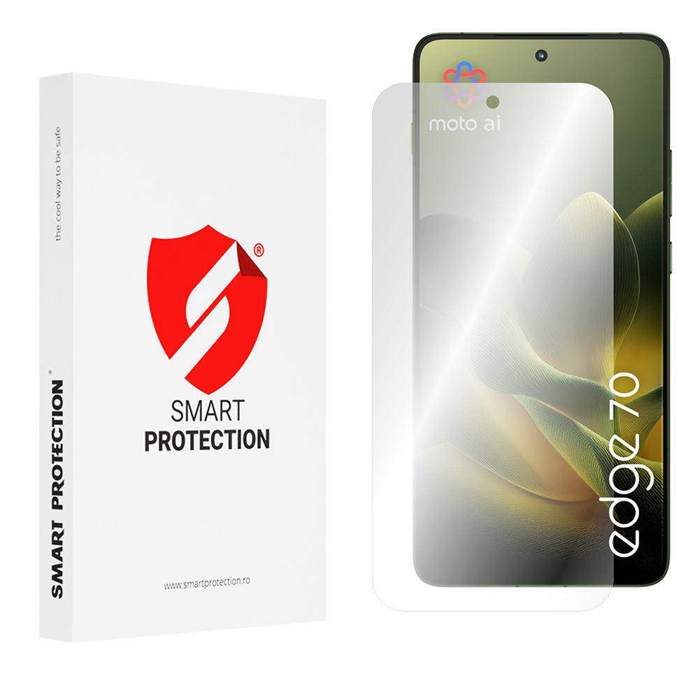 Skjermbeskyttelsesfolie Smart Protection Premium Classic for Motorola Edge 70, Plast, Sett med 2 stykker