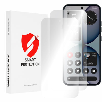 Skjermbeskyttelsesfolie Smart Protection Premium Classic for Nothing Phone (4a), Plast, Sett med 2 stykker