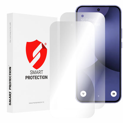 Smart Protection Premium Classic skjermbeskyttelsesfilm for Nothing Phone (4b), plast, sett med 2 stk