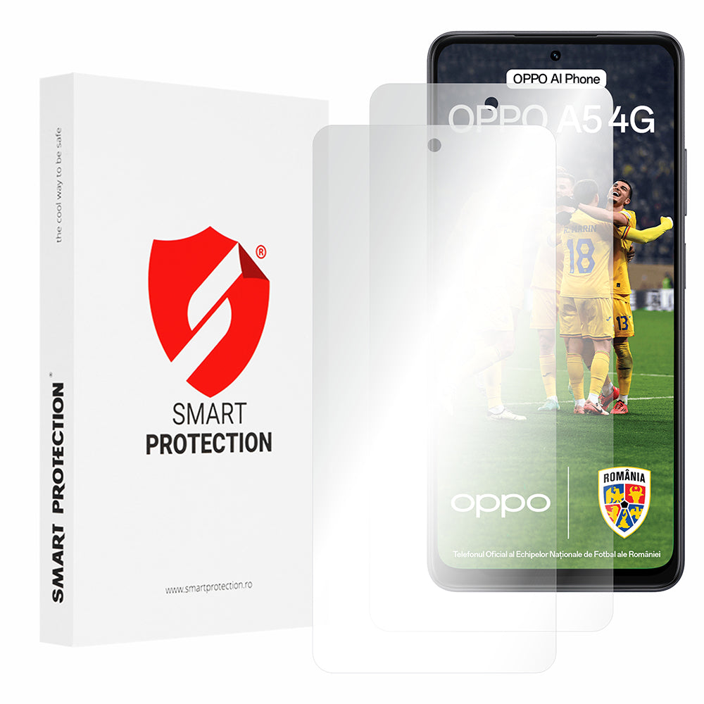 Smart Protection Premium Classic skjermbeskyttelsesfilm for Oppo A5 4G, plast, sett med 2 stk