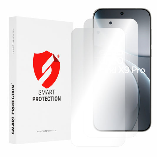 Skjermbeskytter Smart Protection Premium Classic for Oppo Find X9 Pro, Plast, Sett med 2 stykker