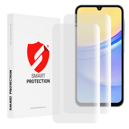 Smart Protection Premium Classic skjermbeskyttelsesfilm for Samsung Galaxy A15 5G A156 / A15 A155, plast, sett med 2 stk
