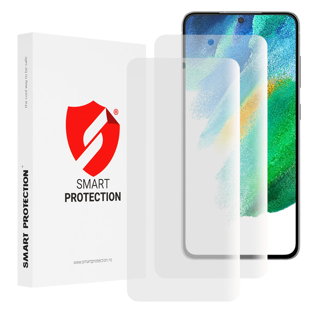 Smart Protection Premium Classic skjermbeskyttelsesfilm for Samsung Galaxy S21 FE 5G G990, plast, sett med 2 stk
