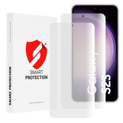Smart Protection Premium Classic skjermbeskyttelsesfilm for Samsung Galaxy S23 S911, plast, sett med 2 stk