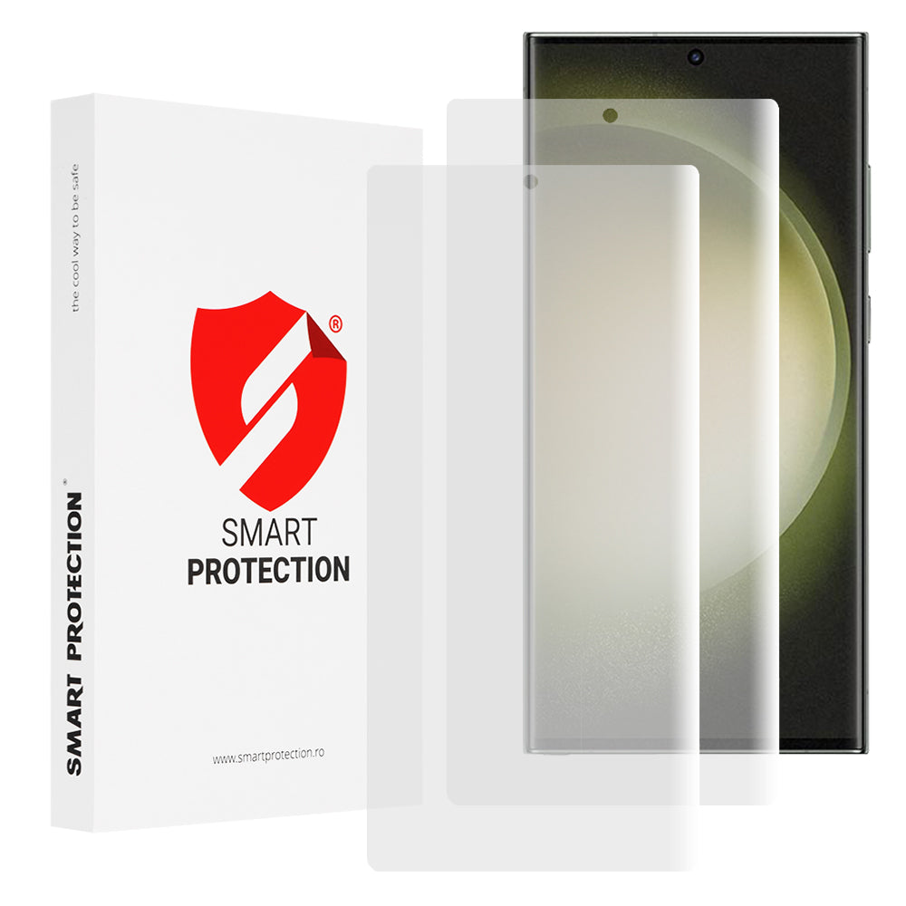Smart Protection Premium Classic skjermbeskyttelsesfilm for Samsung Galaxy S23 Ultra S918, plast, sett med 2 stk