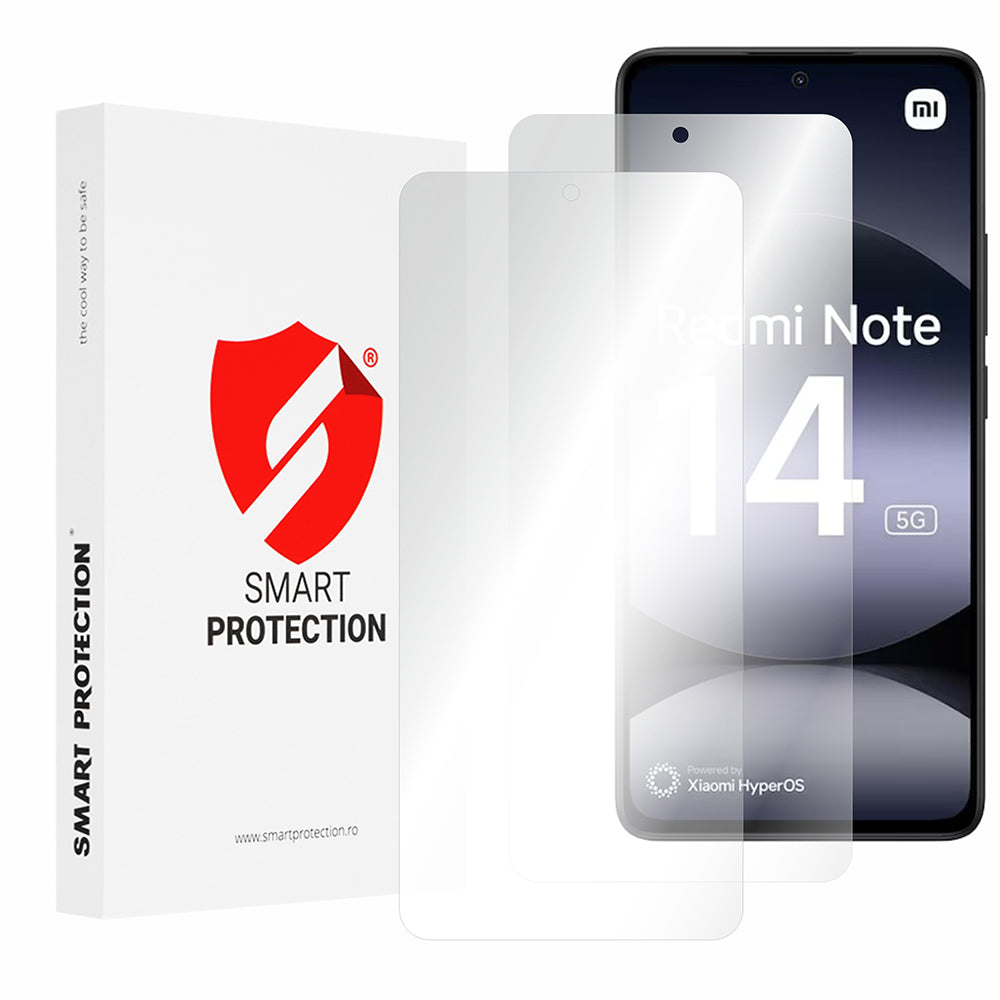 Smart Protection Premium Classic skjermbeskyttelsesfilm for Xiaomi Redmi Note 14 4G (Standard), plast, sett med 2 stk
