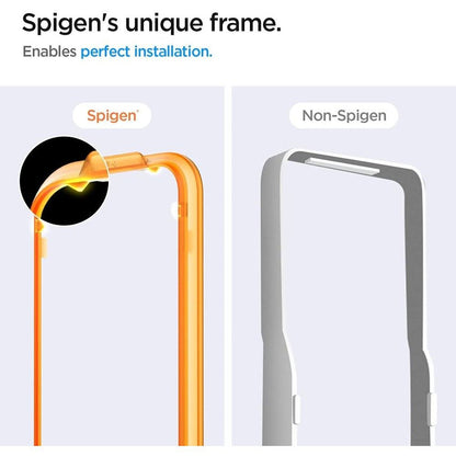 Skjermbeskyttelsesfilm Spigen GlastR Align Master for Samsung Galaxy A54 A546, Herdet glass, Full lim, Sett med 2 stk AGL05966