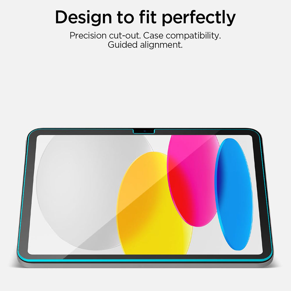 Skjermbeskyttelsesfilm Spigen GlastR Align Master T for Apple iPad (2025) / (2022), Herdet glass, Full lim AGL11698