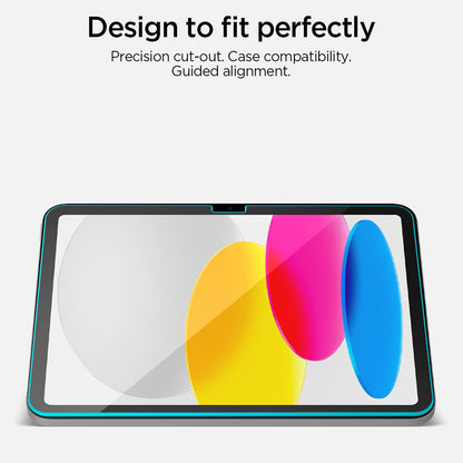 Skjermbeskyttelsesfilm Spigen GlastR Align Master T for Apple iPad (2025) / (2022), Herdet glass, Full lim AGL11698