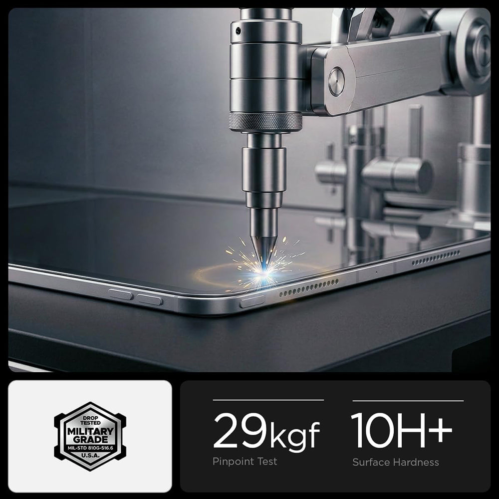 Skjermbeskyttelsesfilm Spigen GlastR Align Master T for Apple iPad (2025) / (2022), Herdet glass, Full lim AGL11698