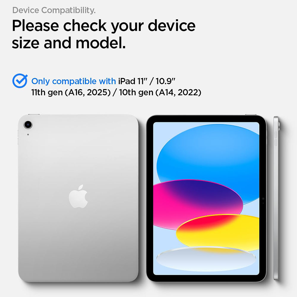 Skjermbeskyttelsesfilm Spigen GlastR Align Master T for Apple iPad (2025) / (2022), Herdet glass, Full lim AGL11698