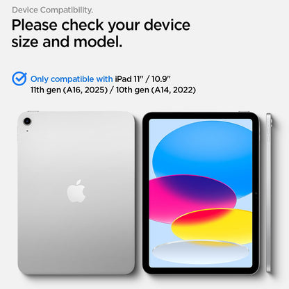 Skjermbeskyttelsesfilm Spigen GlastR Align Master T for Apple iPad (2025) / (2022), Herdet glass, Full lim AGL11698