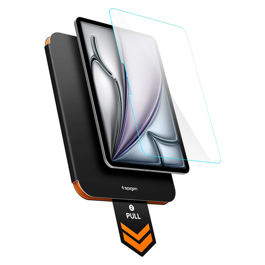 Skjermbeskyttelsesfilm Spigen GlastR Align Master T for Apple iPad Air 11 (2026) / Air 11 (2025), Herdet glass, Full lim AGL11701