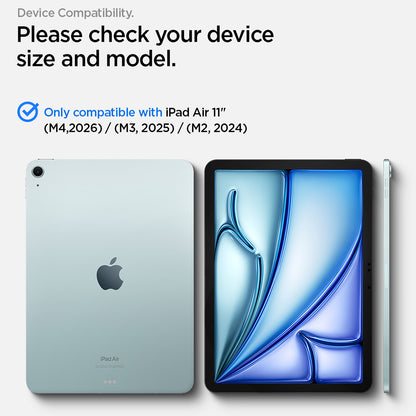Skjermbeskyttelsesfilm Spigen GlastR Align Master T for Apple iPad Air 11 (2026) / Air 11 (2025), Herdet glass, Full lim AGL11701