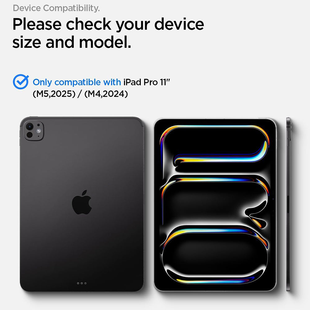 Skjermbeskyttelsesfilm Spigen GlastR Align Master T for Apple iPad Pro 11 (2025) / Pro 11 (2024), Herdet glass, Full lim AGL11699
