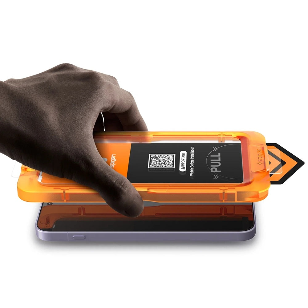 Skjermbeskyttelsesfilm Spigen GlastR AlignMaster S for OnePlus 15, Herdet glass, Full lim, Sett med 2 stk AGL11333