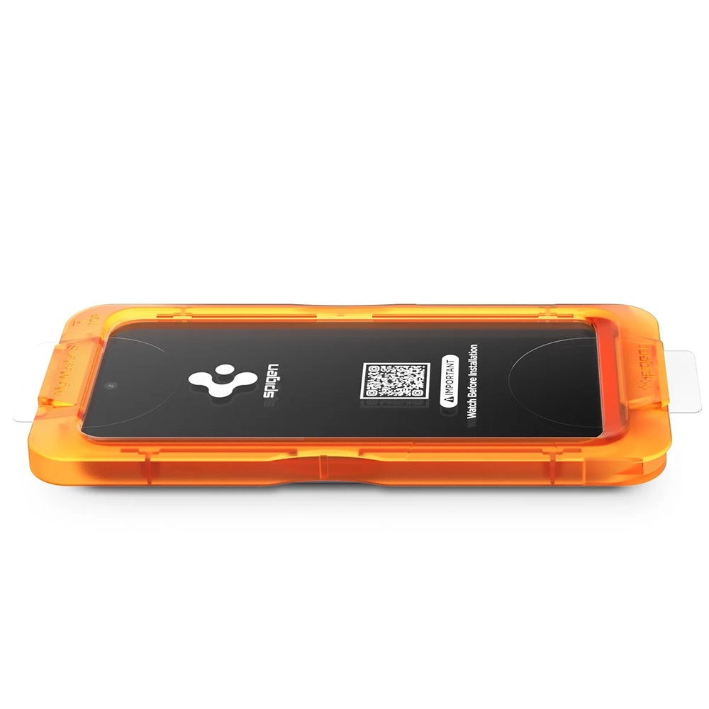 Skjermbeskyttelsesfilm Spigen GlastR AlignMaster S for OnePlus 15, Herdet glass, Full lim, Sett med 2 stk AGL11333