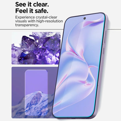 Skjermbeskyttelsesfilm Spigen GlastR AlignMaster S for OnePlus 15, Herdet glass, Full lim, Sett med 2 stk AGL11333
