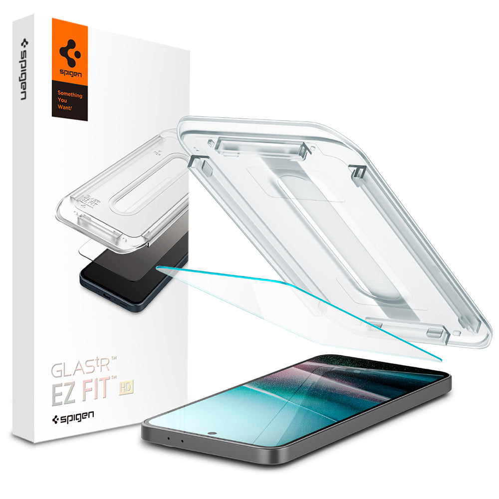 Skjermbeskyttelsesfilm Spigen GlastR EZ FIT HD for Samsung Galaxy A37 5G / A36 A366, Herdet glass, Full lim AGL11365