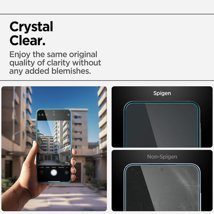 Skjermbeskyttelsesfilm Spigen GlastR EZ FIT HD for Samsung Galaxy A37 5G / A36 A366, Herdet glass, Full lim AGL11365