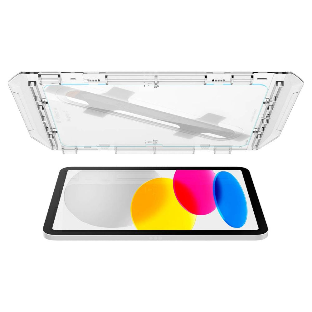 Skjermbeskyttelsesfilm Spigen GlastR EZ FIT for Apple iPad (2025) / (2022), Herdet glass, Full lim AGL05554