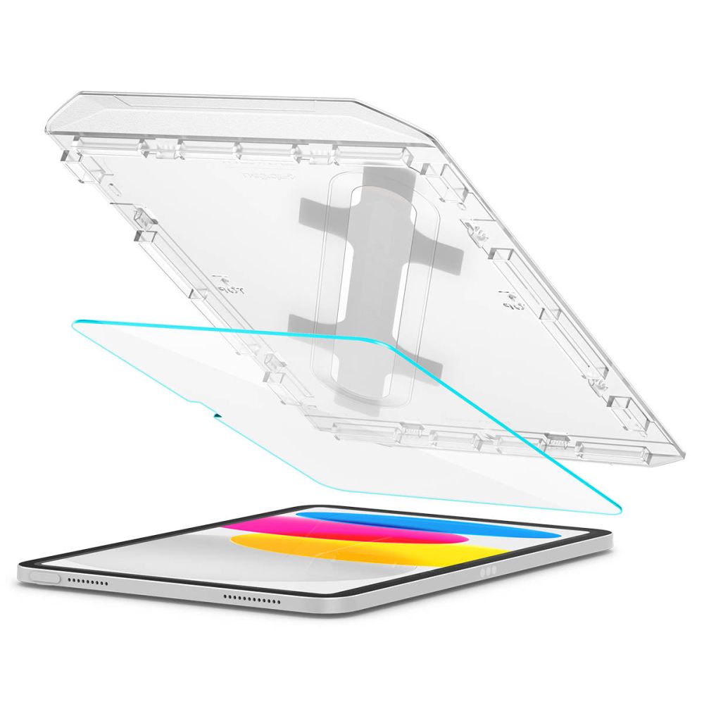 Skjermbeskyttelsesfilm Spigen GlastR EZ FIT for Apple iPad (2025) / (2022), Herdet glass, Full lim AGL05554