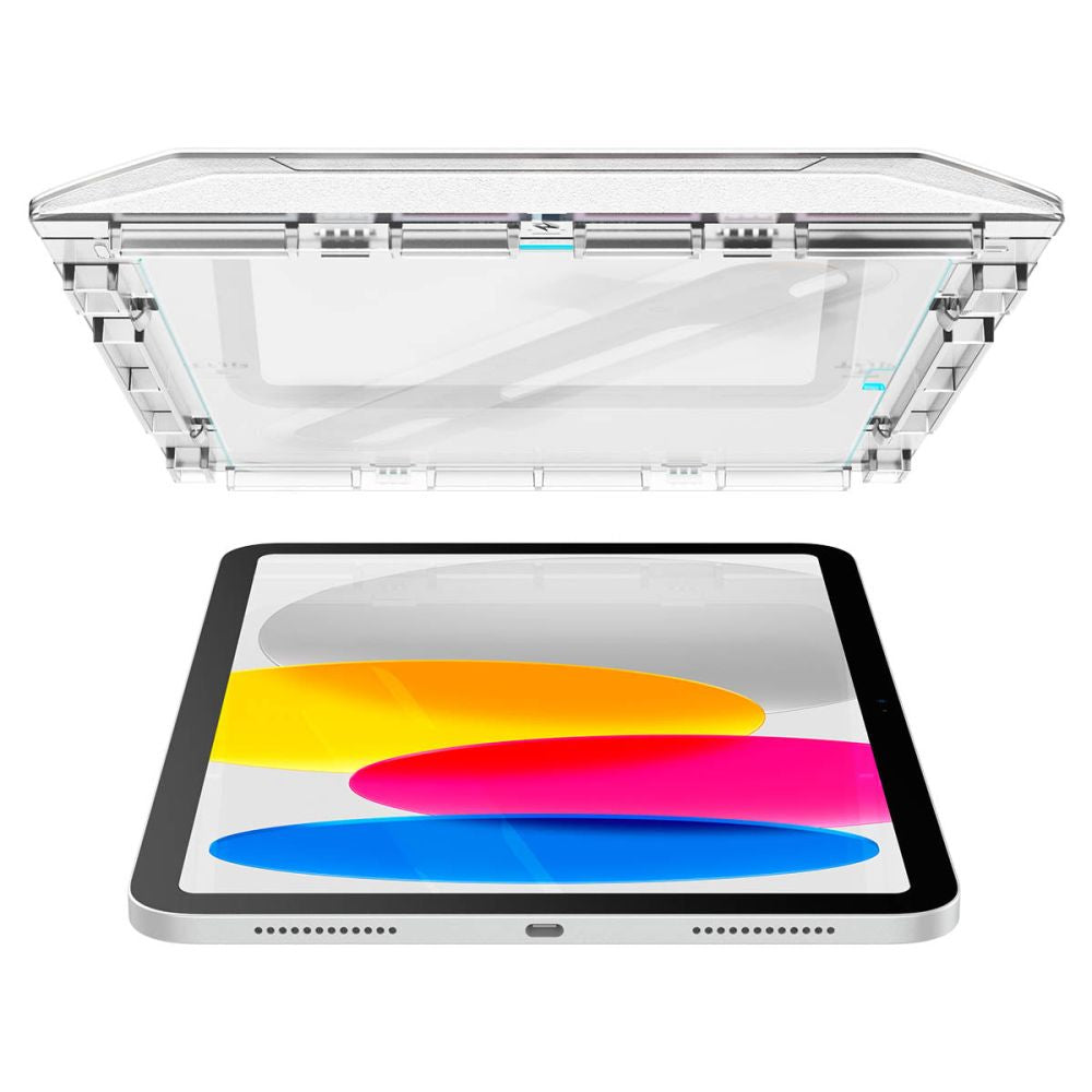 Skjermbeskyttelsesfilm Spigen GlastR EZ FIT for Apple iPad (2025) / (2022), Herdet glass, Full lim AGL05554