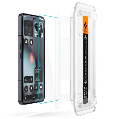 Skjermbeskyttelse Spigen GlastR EZ FIT for Nothing Phone (3), Herdet Glass, Full Lim, Sett med 2 stykker AGL10165