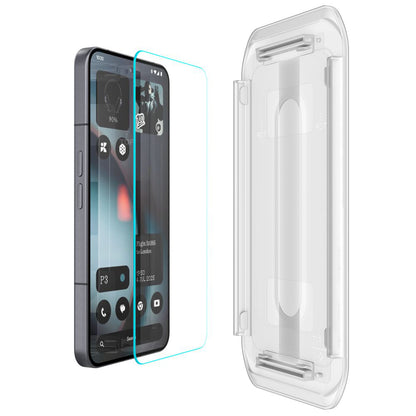 Skjermbeskyttelse Spigen GlastR EZ FIT for Nothing Phone (3), Herdet Glass, Full Lim, Sett med 2 stykker AGL10165