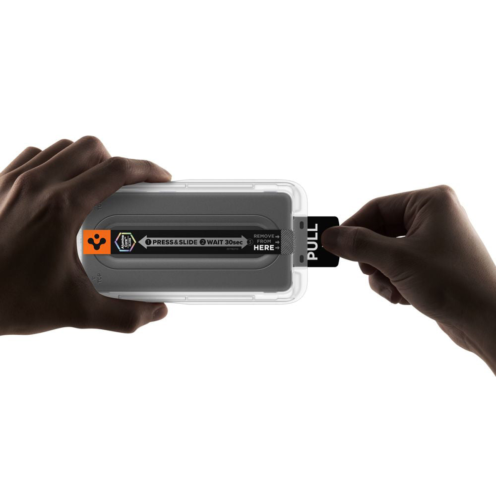 Skjermbeskyttelsesfolie Spigen GlastR EZ FIT Pro HD Anti-Reflection for Samsung Galaxy S26 Ultra S948, Herdet glass, Full lim, Sett med 2 stykker