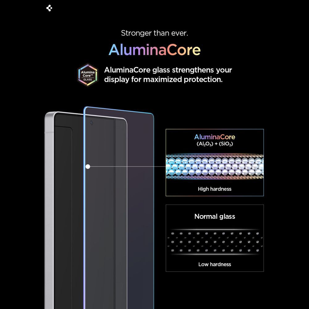 Skjermbeskyttelsesfolie Spigen GlastR EZ FIT Pro HD Anti-Reflection for Samsung Galaxy S26 Ultra S948, Herdet glass, Full lim, Sett med 2 stykker