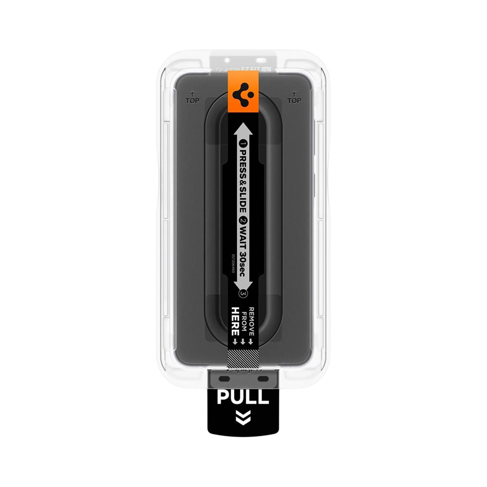 Skjermbeskytter Spigen GlastR EZ FIT Pro HD for Samsung Galaxy A57 5G, Herdet glass, Full lim, Sett med 2 stykker AGL11397