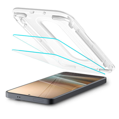 Skjermbeskytter Spigen GlastR EZ FIT Pro HD (Anti-Reflection) for Samsung Galaxy S26 Plus S947, Herdet glass, Full lim, Sett med 2 stykker